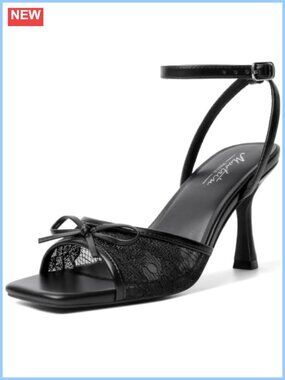 Chunky Low Kitten Heel Sandals Open Toe Strappy Ankle Strap Dressy Heels